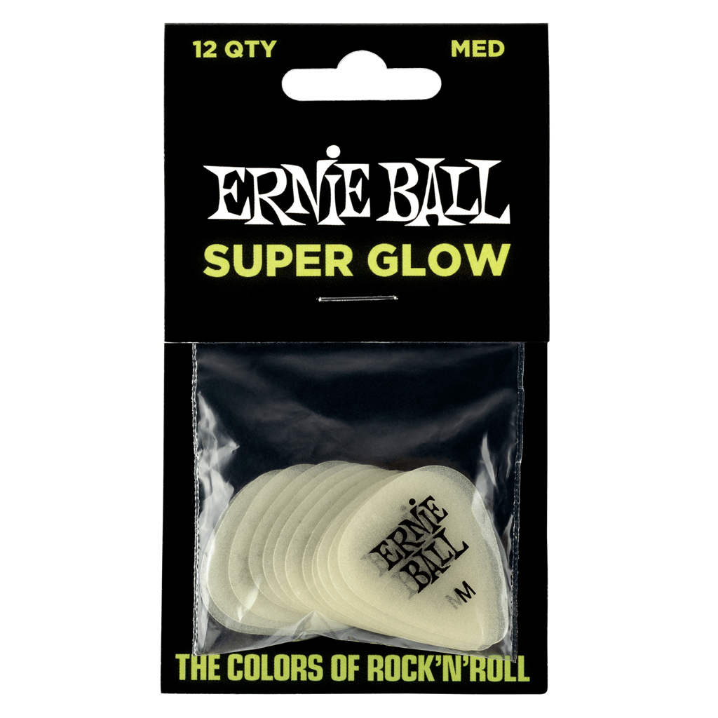 Plectrum EB Super Glow Med PK12