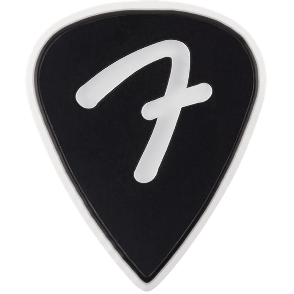 Plectrum Fender 351 F Grip Black 3 Qty