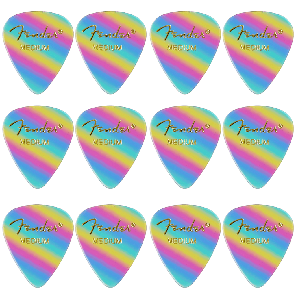 Plectrum Fender 351 Graphic Medium Rain