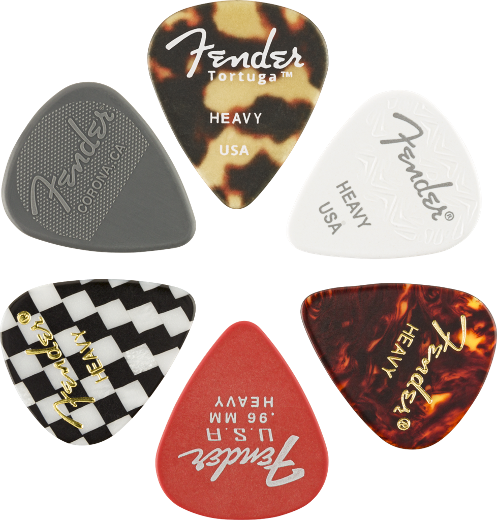Plectrum Fender 351 Heavy Material Medley