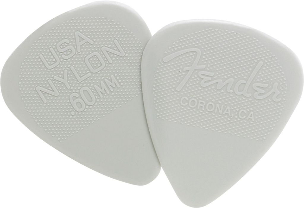 Plectrum Fender 351 Nylon .60mm 12 pack