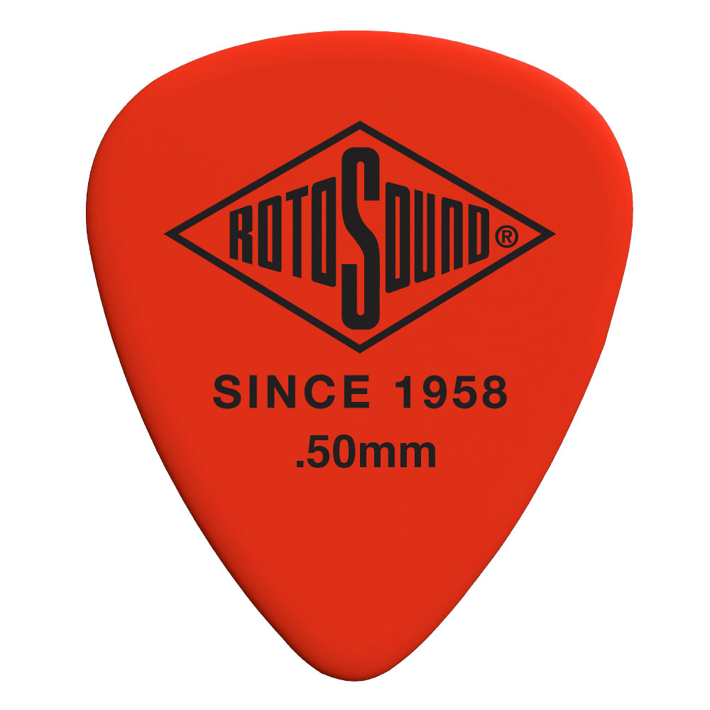 Plectrum Roto Tortrix Red .50mm