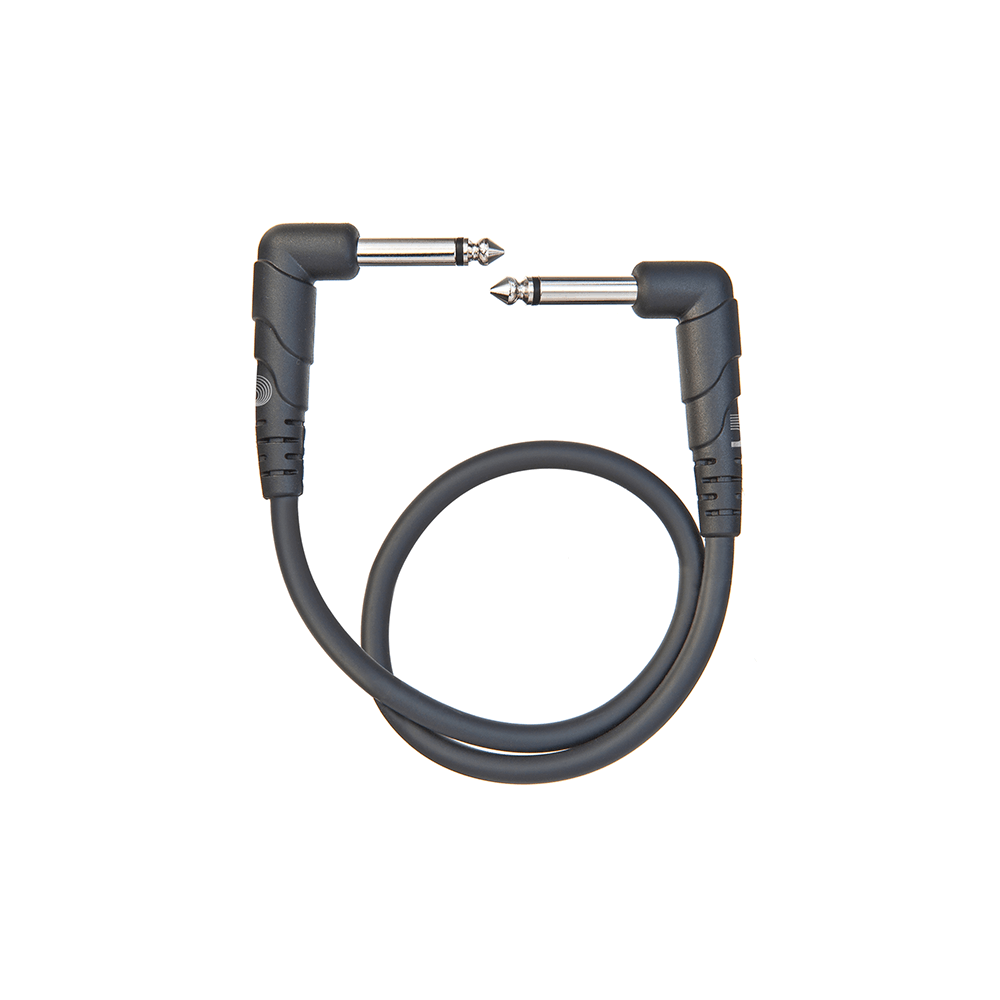 D'Addario Patch Cable 1ft right angle