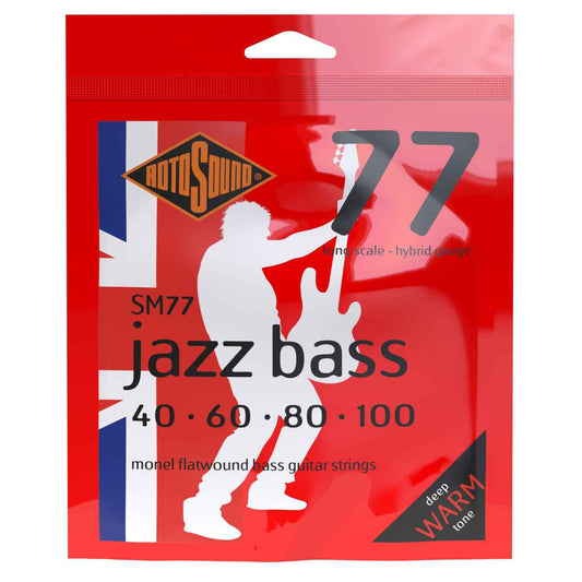 Rotosound Jazz Bass Set SM77-F Flatwound