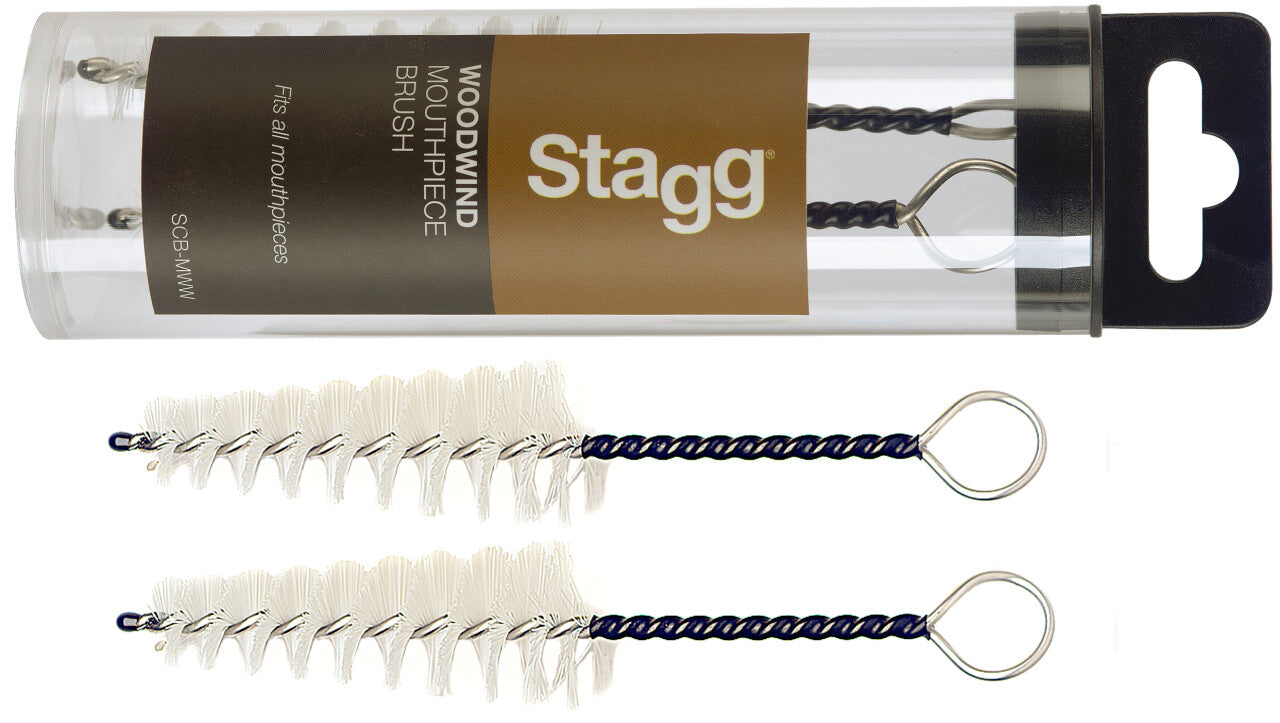 STAGG WOODWIND MOUTHPIECE BRUSH X2
