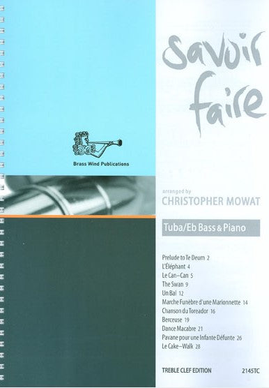 Savoir Faire Tuba/Eb Bass&Pno Mowat BC
