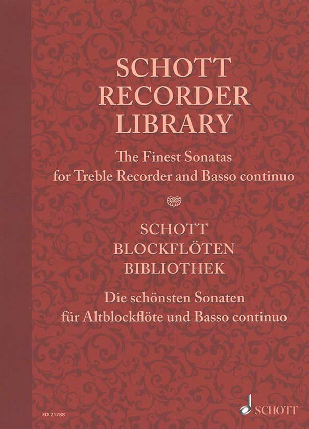 Schott Rec Lib Finest Sonatas Treb Rec&
