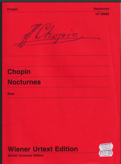 sh Chopin Nocturnes Ekier UT50065 100029