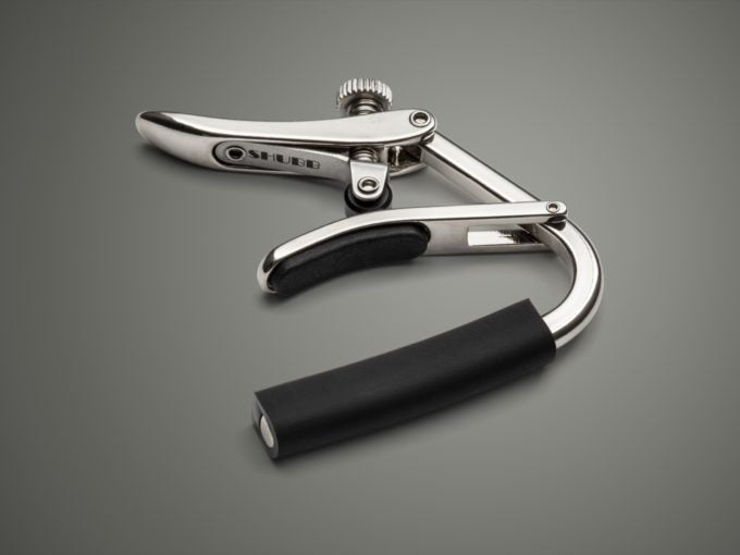 Shubb Capo Electric C4 Nickel 7.25” radius for some (but not most) vintage electrics