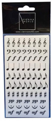 Stickers Music Symbols VW