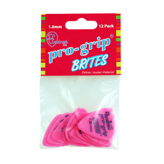 DAndrea Pro Grip Brites Pink 1mm 12pk