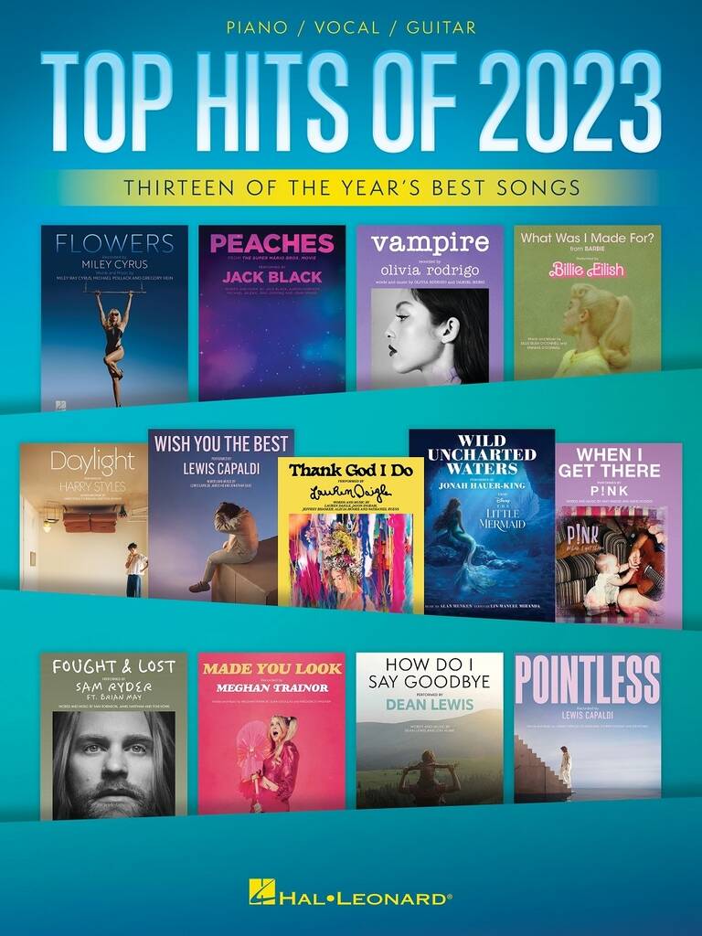 Top Hits of 2023 Piano/Voice/Guitar