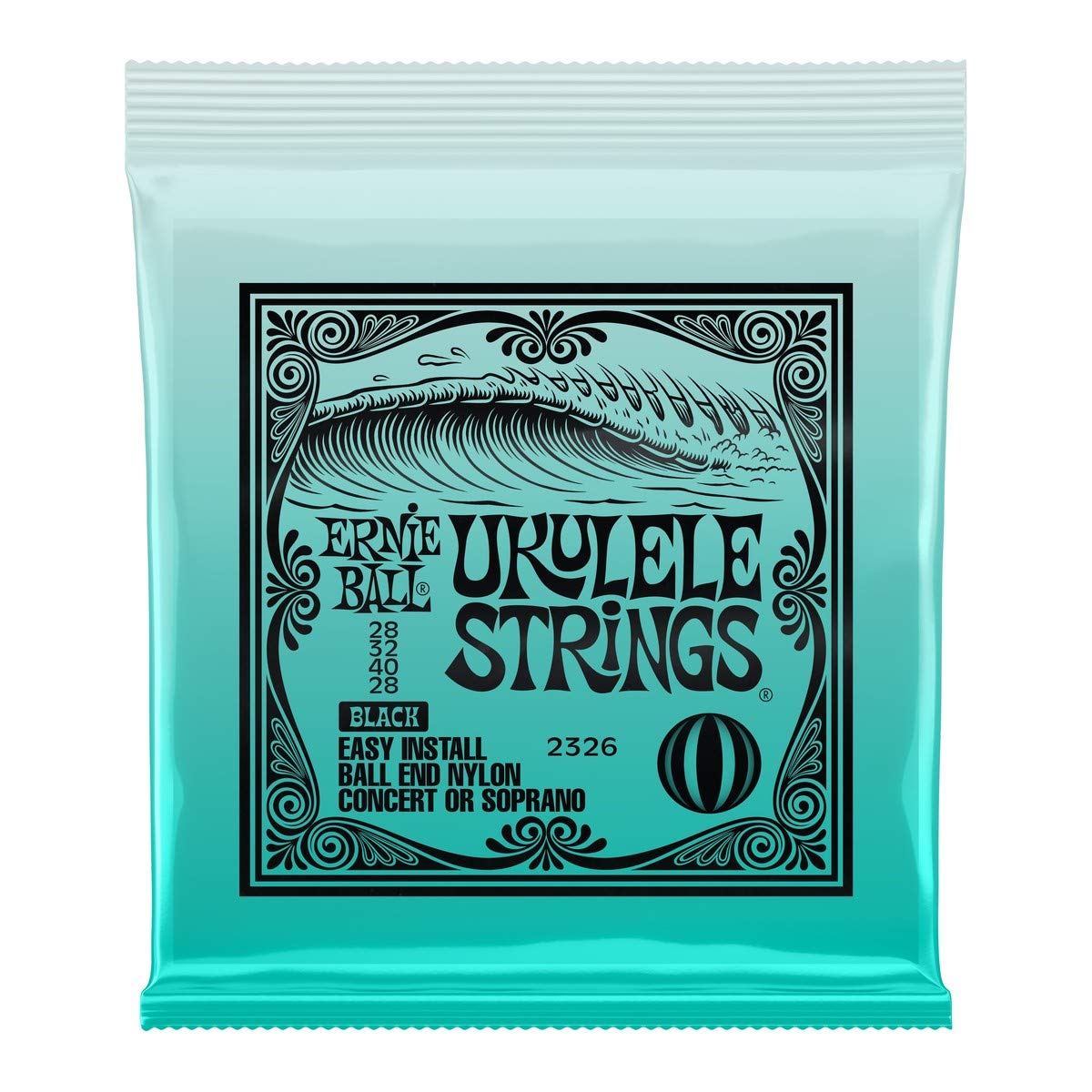 Uke Strings black 28/32/40/28 EB 2326
