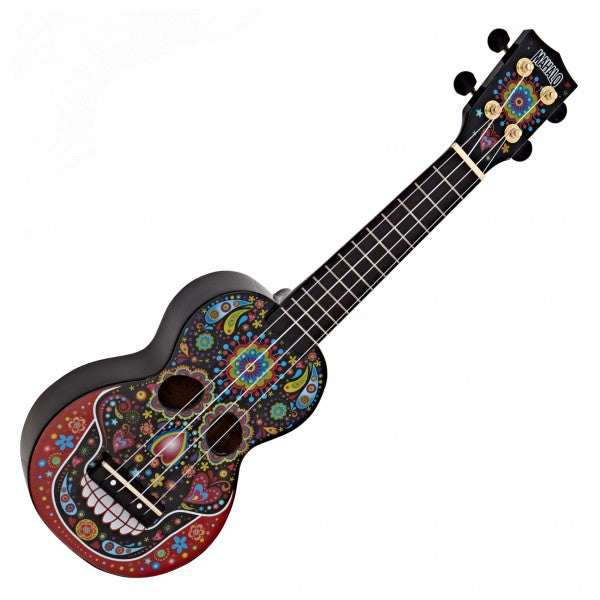 Mahalo Ukulele Art Series Sugar Skull B