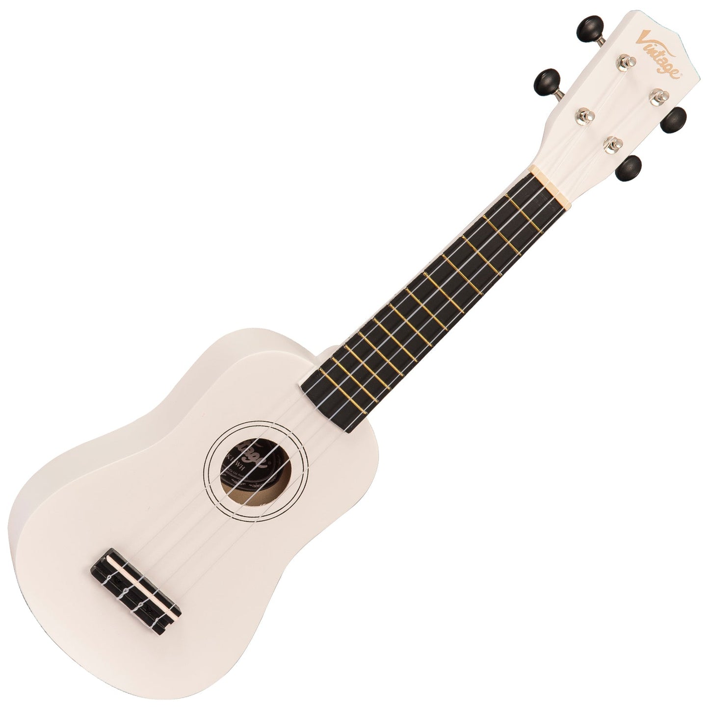 Ukulele Vintage Soprano Satin White VUK1