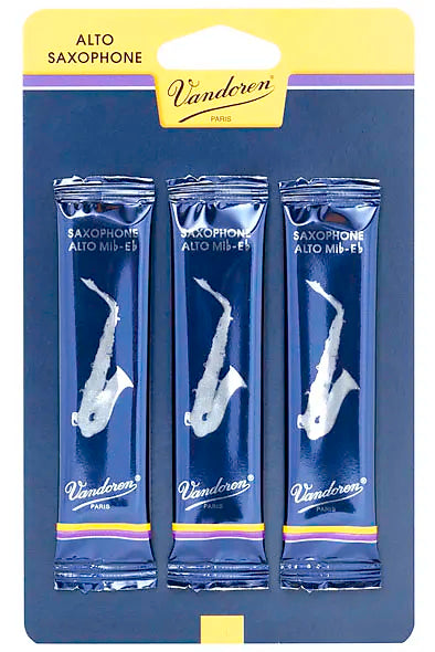 Vandoren Alto Sax Reed 3-Pack Strength 1.5
