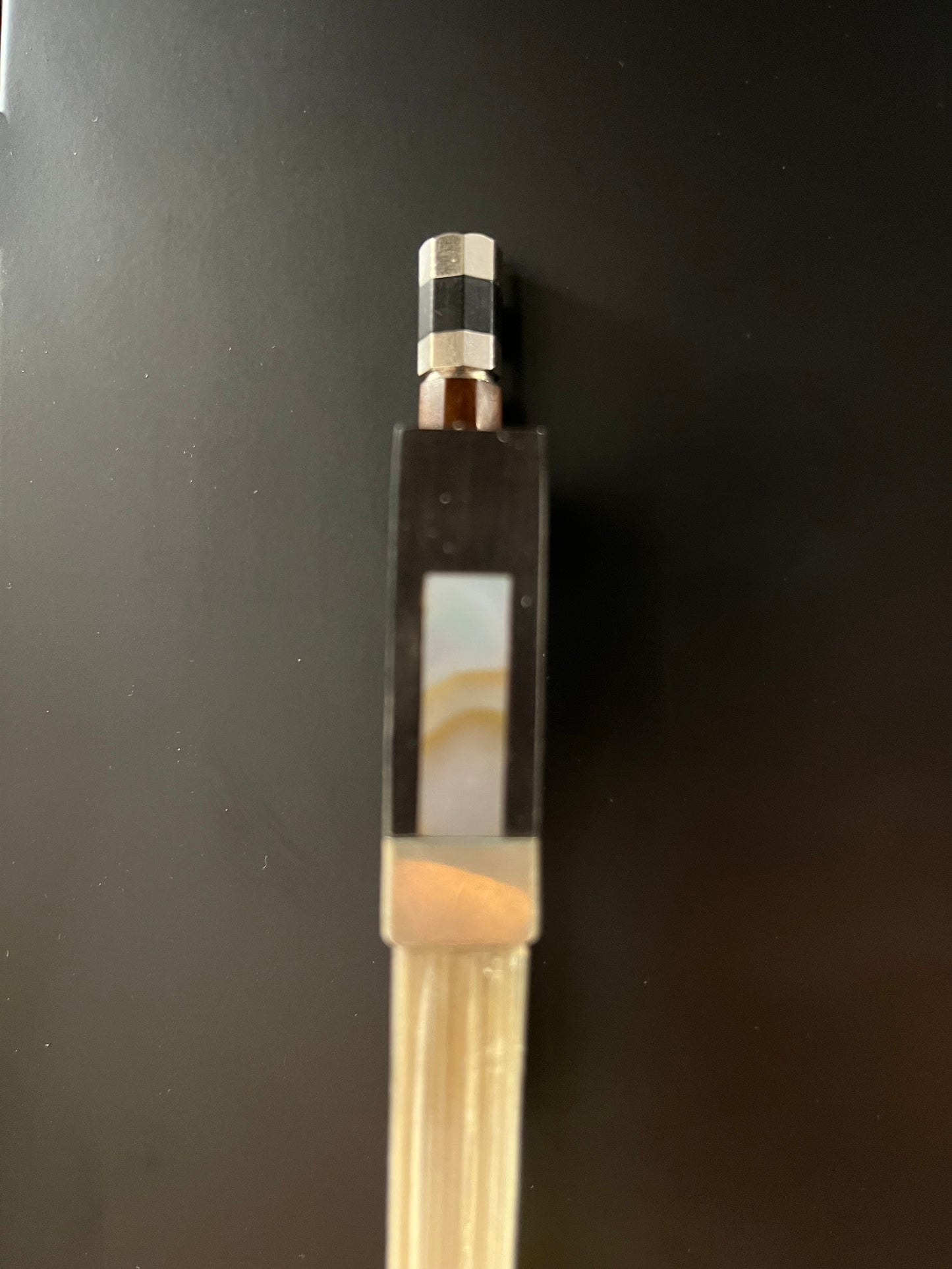 Vln Bow 1/2 Strong Round Hlf Ebony 1538