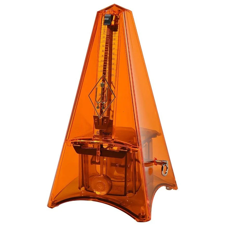 Wittner Metronome Pyramid W/O Bell Orange