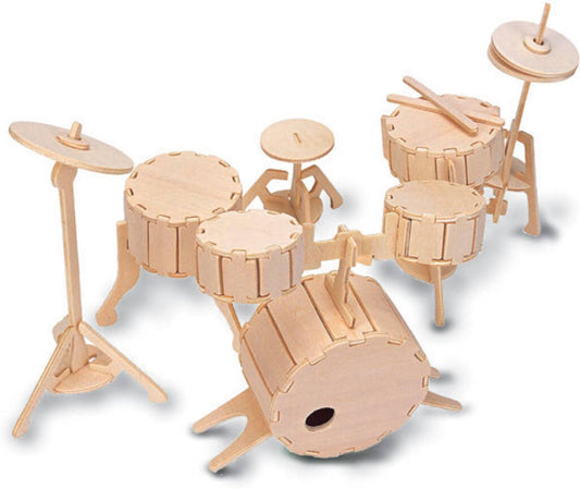 Woodcraft Construction Kit Drums QUAY L