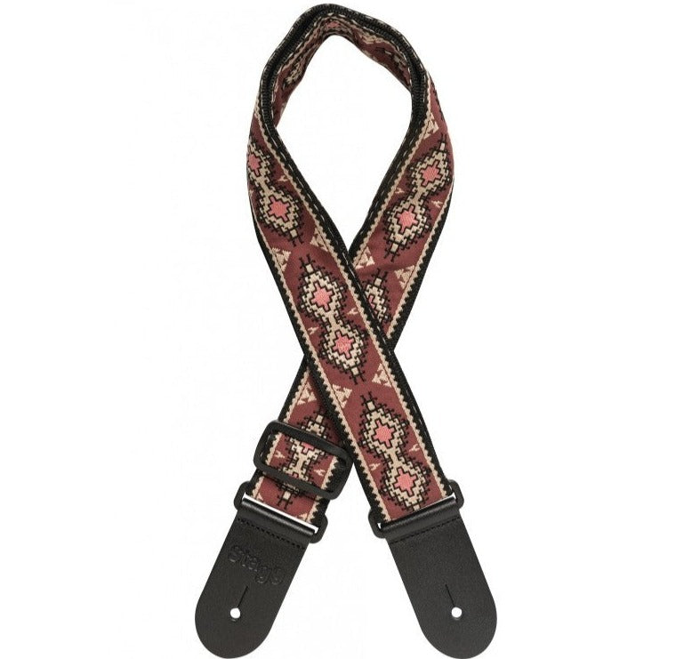 Woven Strap Nylon Diamond Red