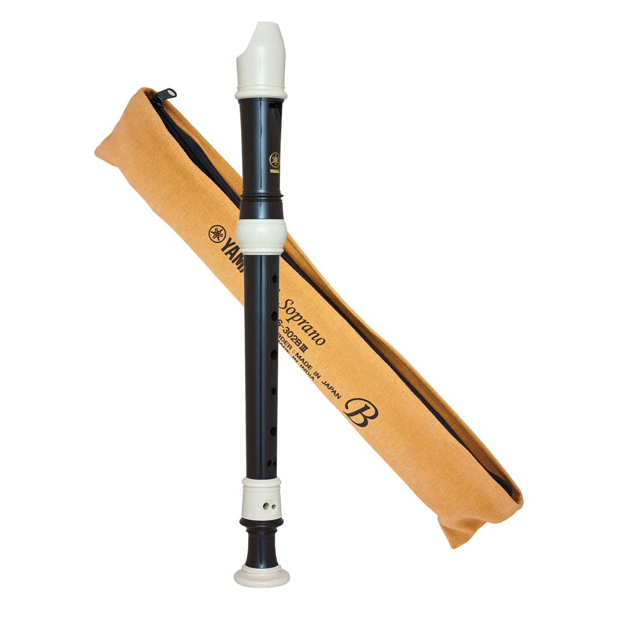 Yamaha Descant Recorder YRS302BIII Brown Bag