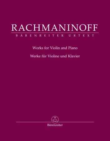 Rachmaninoff Works for Violin & Piano
