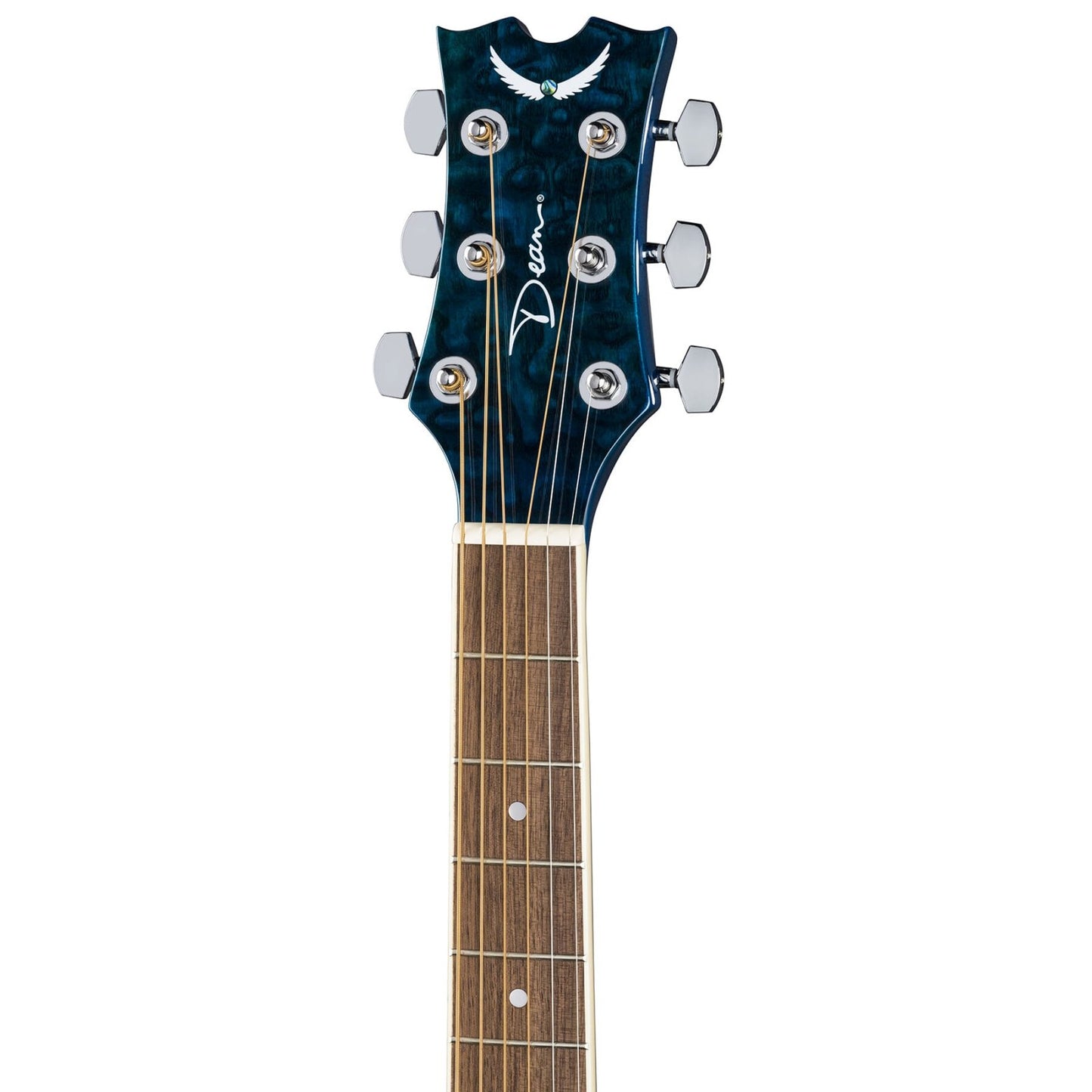 Dean Acoustic Guitar Trans Blue Finish BL