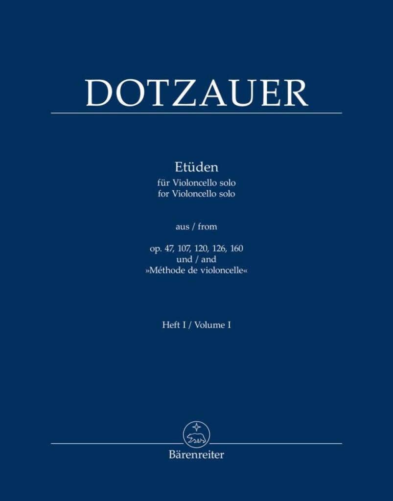 Dotzauer Etudes solo cello vol1 BA