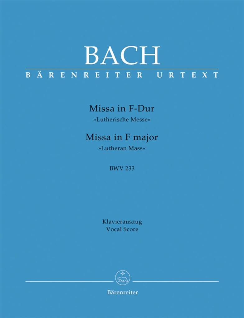 Bach Lutheran Mass in F maj BWV233 V/S BA