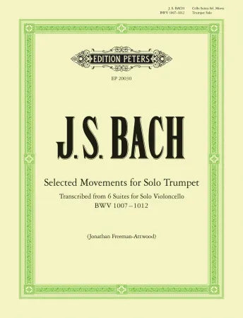 Bach Selected Movements for Solo Trumpet BWV1007-1