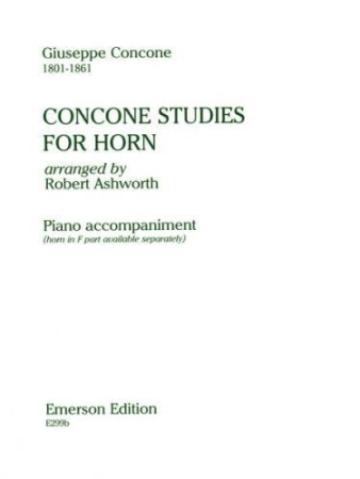 Concone Studies for Horn with Pno