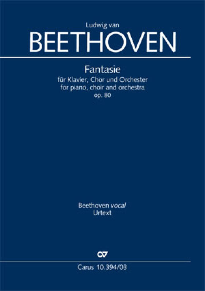 Beethoven Fantasie for Piano Choir & Orchestra Op. 80