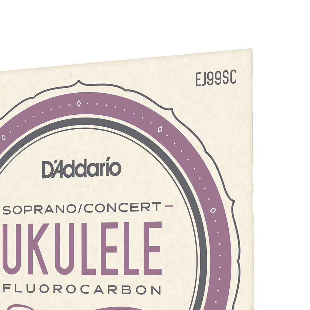 D'Addario Ukulele Flurocarbon Soprano/Concert EJ99SC