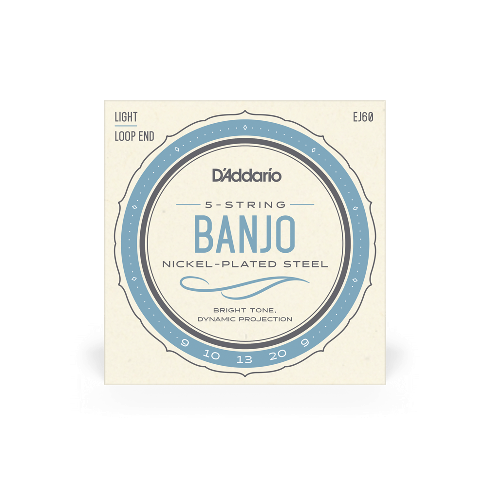 D'Addario 5 String Banjo Set 9-20 Light EJ60