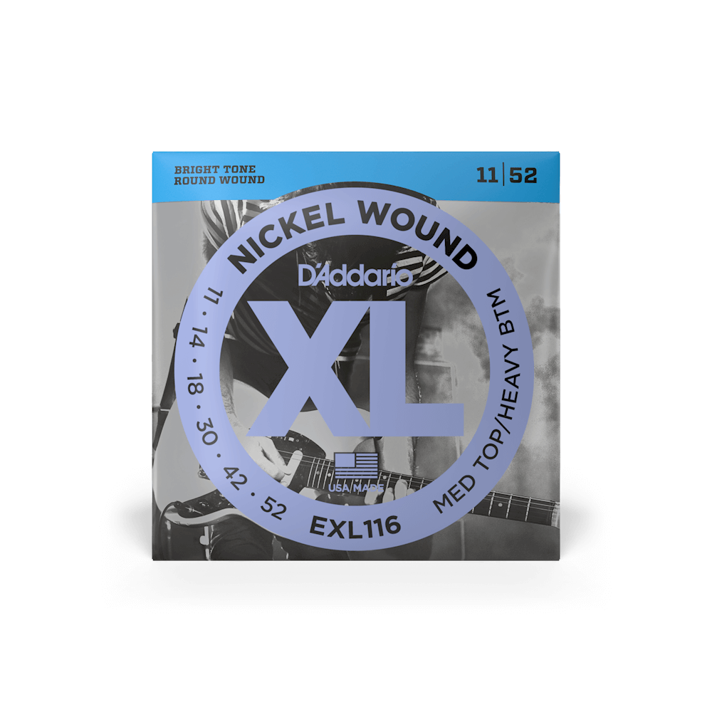 D'Addario EXL116 Med Top/Heavy Btm 11-52