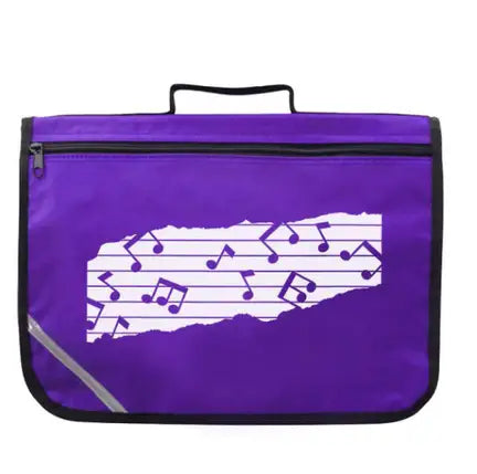 Mapac Music Bag Excel Purple Notes