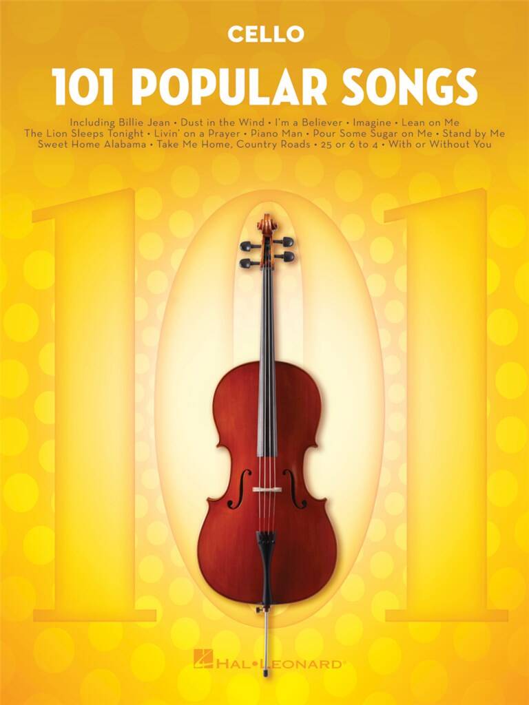 101 Popular Songs Cello Hal Leonard