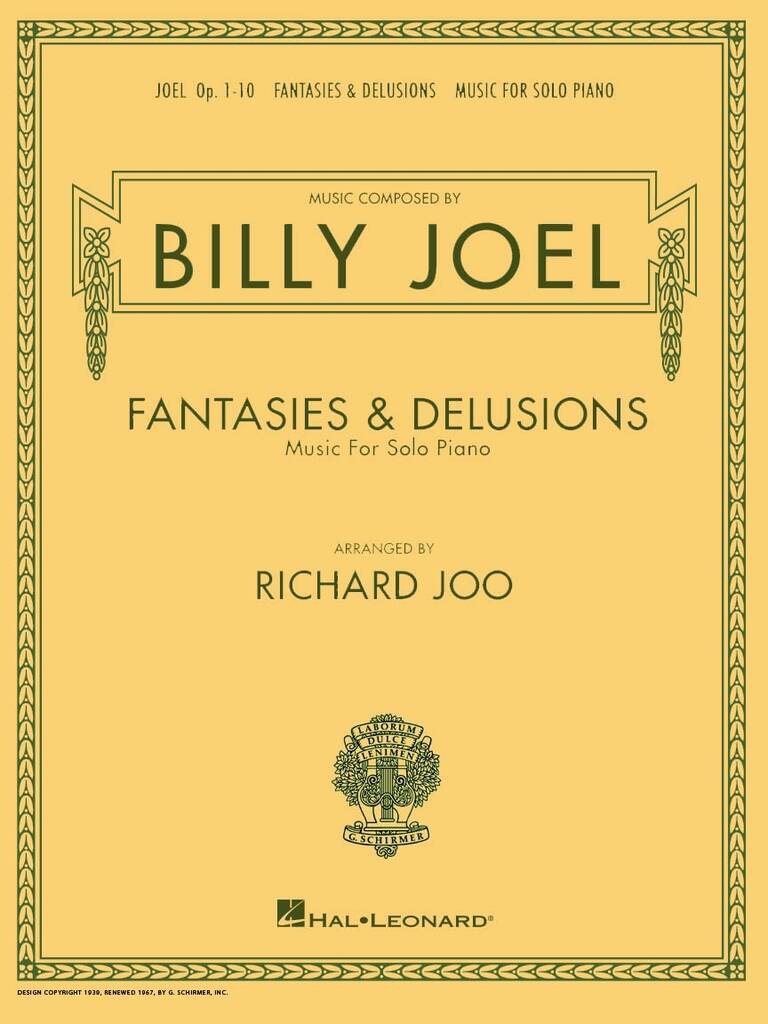 Billy Joel Fantasies and Delusions op 1-10 Piano a