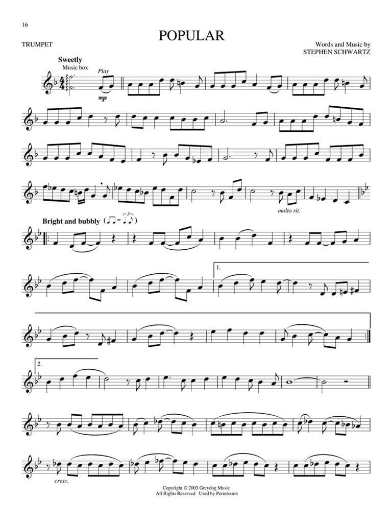 Wicked for Trumpet