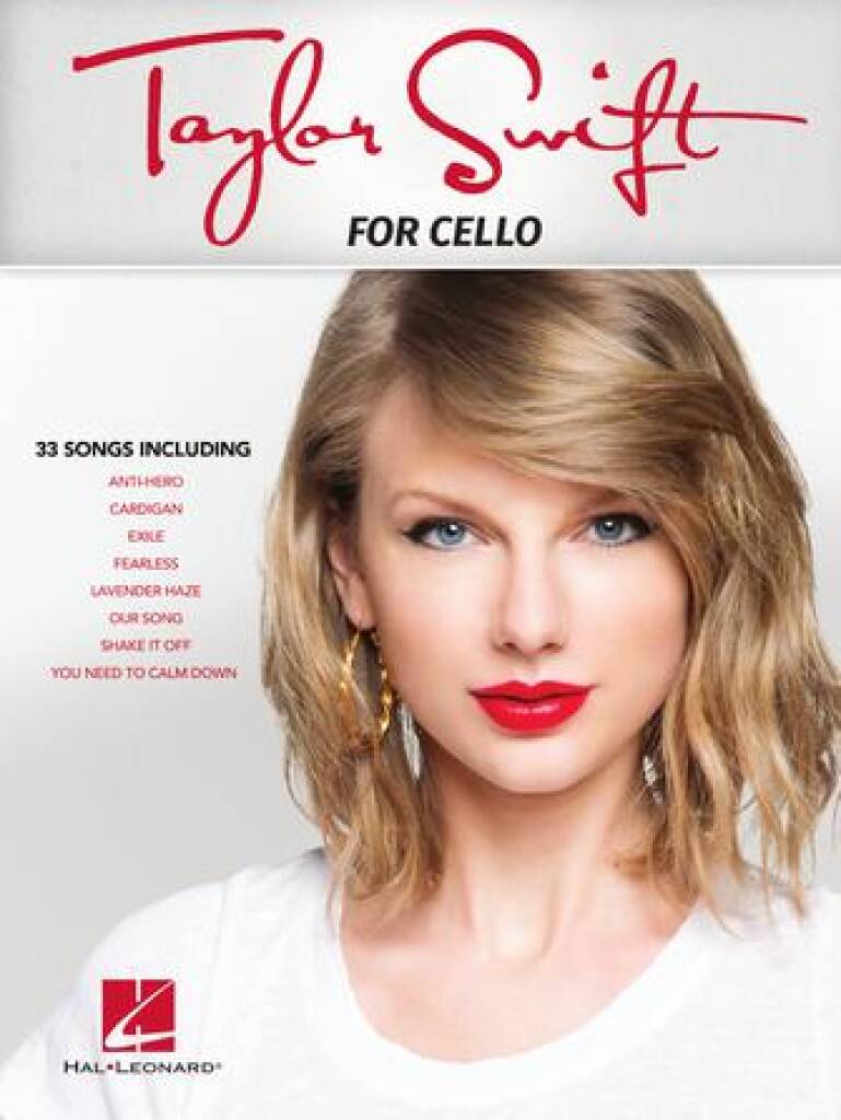 Taylor Swift for Cello 33 songs HL