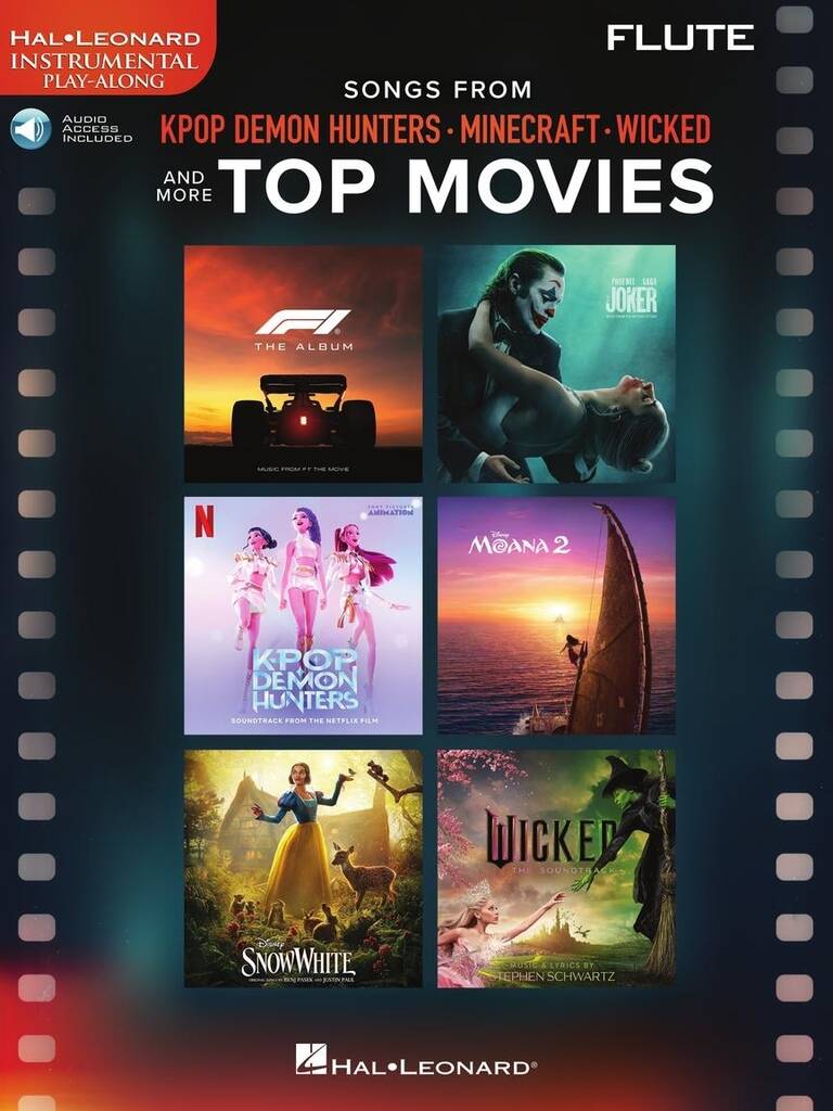 Songs from K-Pop Demon Hunters Minecraft Wicked and More Top Movies ~ Flute