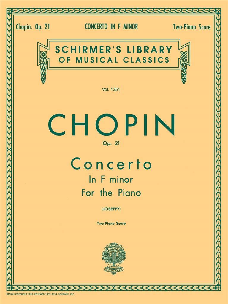 Chopin Concerto in F Minor Op. 21