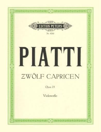 Piatti 12 Caprices Op. 25 Vcl