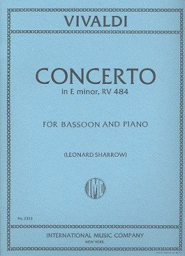 Vivaldi Bassoon Concerto in E minor RV484 IMC2353