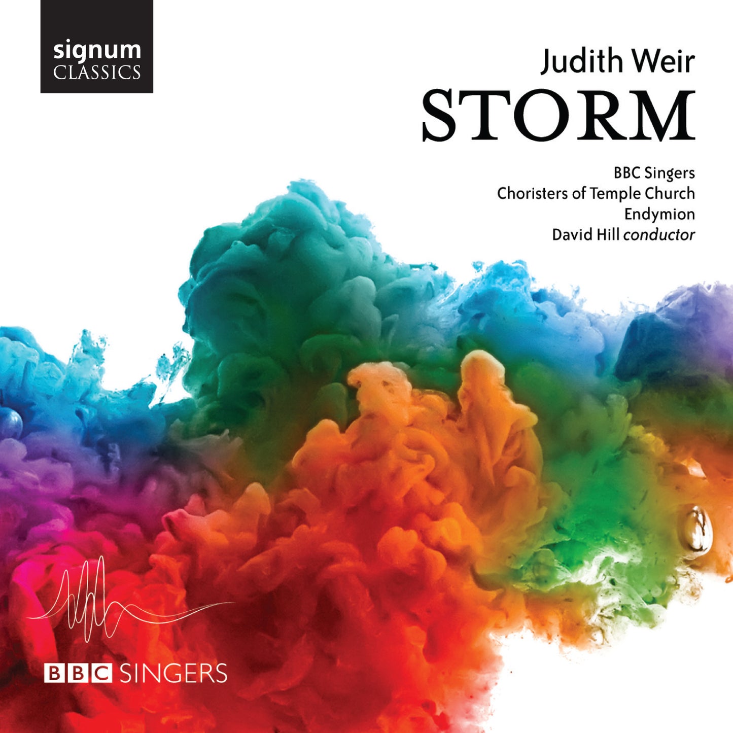 Wier Storm BBC Singers Hill CD SIG