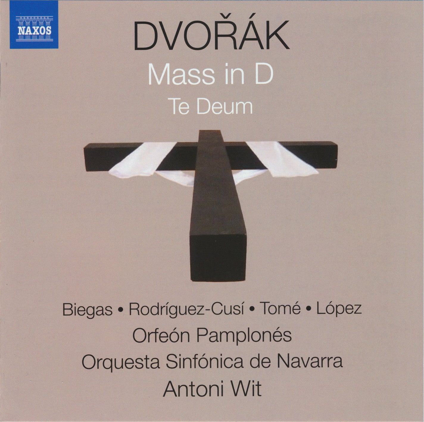 Dvorak Mass in D Te Deum CD NAX Antoni