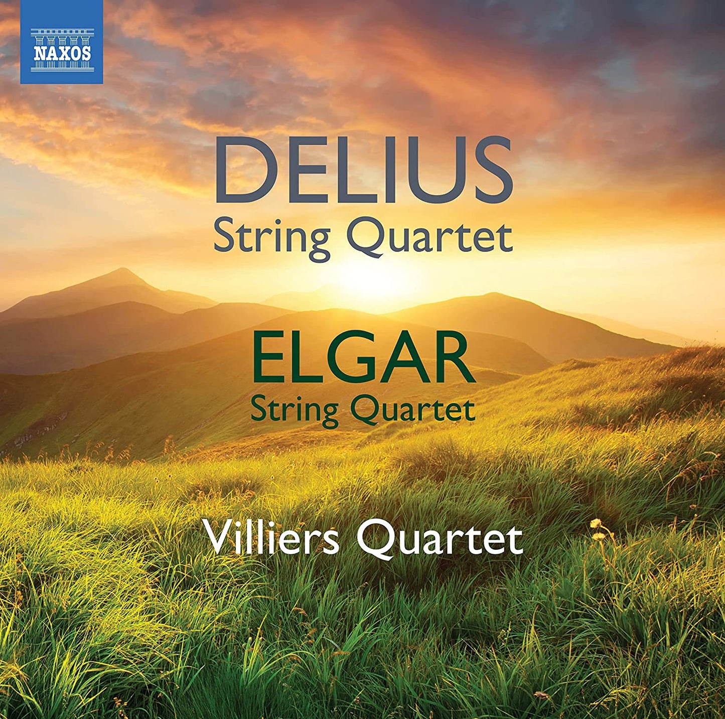 Delius/Elgar String Quartet CD NAX Vill