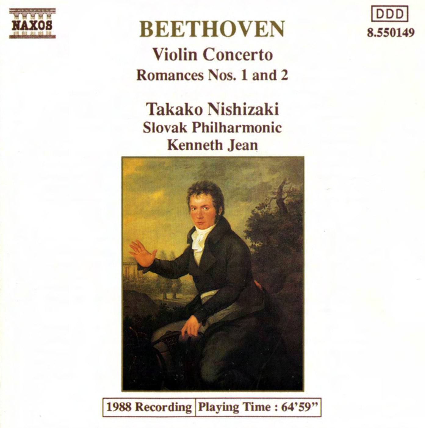 Beethoven Vln Concerto &Romances1+2 CD