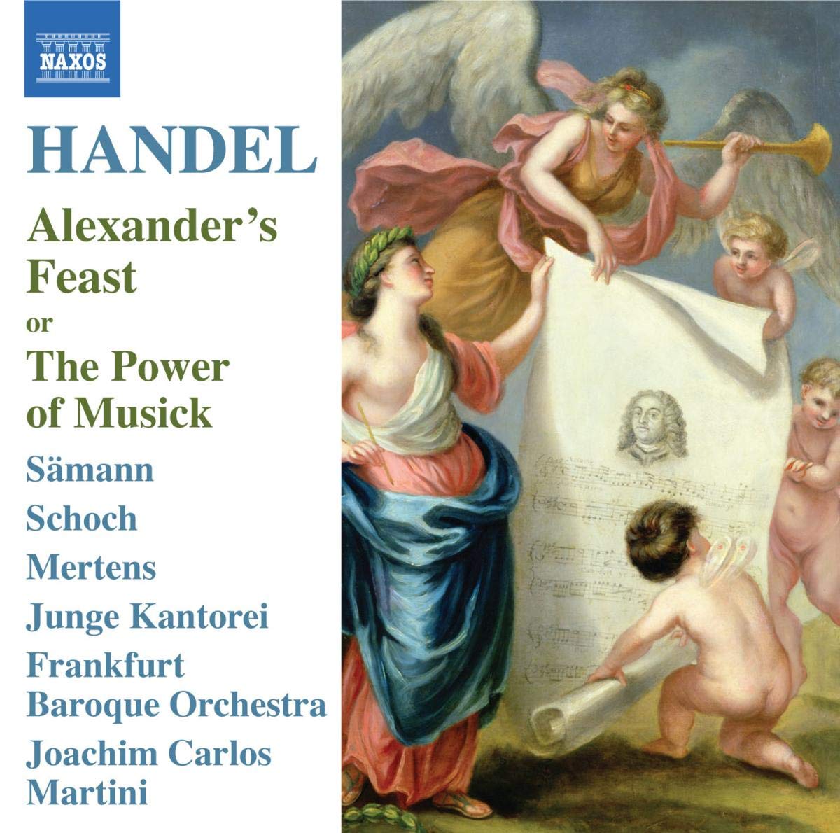 Handel Alexanders Feast CD Naxos