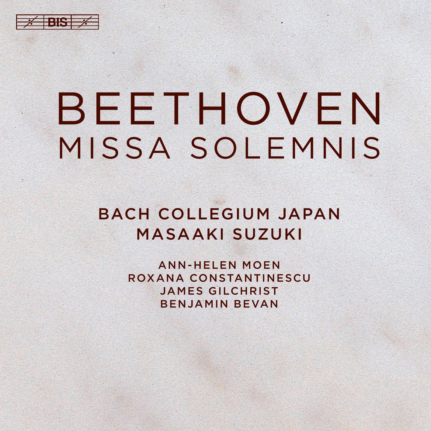 Beethoven Missa Solemnis Bach Collegium